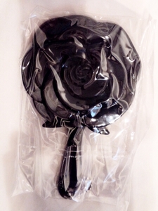  rose. hand mirror ( black )