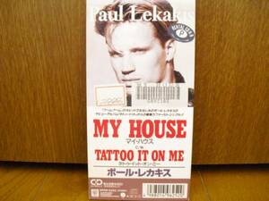 8cmCD ポールレカキス PAUL LEKAKIS マイハウス MY HOUSE マイ ハウス TATTO IT ON ME /8cm ポール レカキス