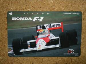 F1/AS3* Honda Marlboro Senna 0E04 telephone card 