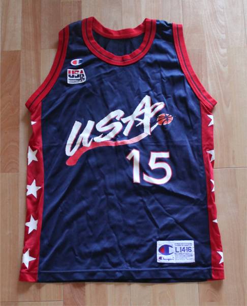 激レア！ USAドリームチーム　NBA　カール・マローン　ユニフォーム ドリームチーム USA製 ユニフォーム NBA カール・マローン