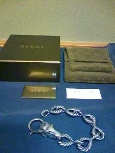 GUCCI Gucci за границей ограниченный товар шланг браслет 20 см Япония не поступление товар производство конец товар 