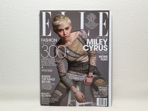 洋雑誌 ELLE US No.345 5.2014 Miley Cyrus 送料180円/e1 ①