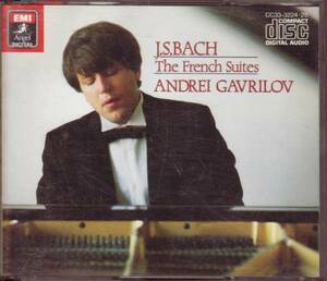 J.S.バッハ フランス組曲（全曲） 2CD アンドレイ・ガヴリーロフ