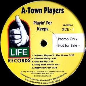 【G-RAP】A-TOWN PLAYERS / PLAYIN' FOR KEEPS / 大ネタ使い