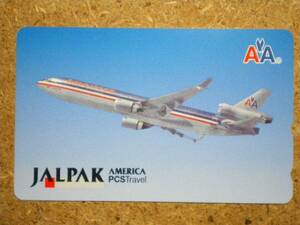 hiko・航空 110-177353 JALPAK AMERICA PCS トラベル テレカ