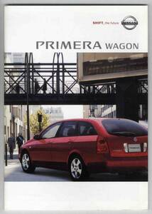 [b1687]02.12 Nissan Primera Wagon catalog ( price table another attaching )