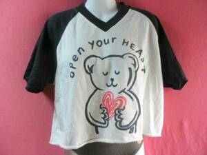 USED JOKYGAL T-shirt size M white / black color 