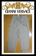 ★ 正規品保管良好美品 GIANNIVERSACE(ジャンニヴェルサーチ) ★ プレタポルテウールパンツ/GV770_画像1