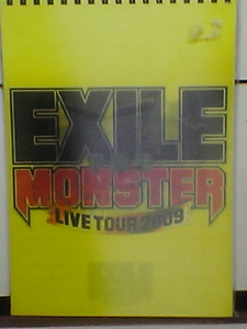 EXILE LIVE TOUR 2009 THE MONSTER 3D Note 