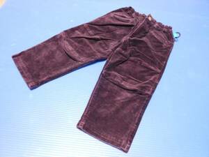 #36 95cm Bebe велюр длинные брюки фиолетовый стрейч 