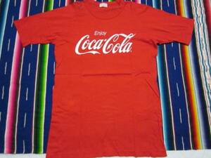 １９８０年代 Coke コカコーラ Coca-Cola アメカジ ラグラン ビンテージ Tシャツ ノベルティー 企業物 昭和レトロ HOTROD PEPSI BUDWEISER