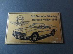 1978 year Aston Martin memory plate rare goods!DB11&007