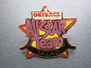 アウトバックステーキハウス■SALAD■All Star Team ピン