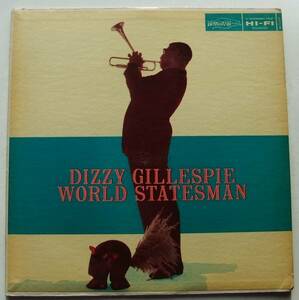 ◆ DIZZY GILLESPIE / World Statesman ◆ Norgran MGN-1084 (black:dg) ◆ W