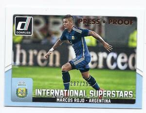 2015 Donruss Soccer Marcos Rojo IS Bronze Press Proof /299