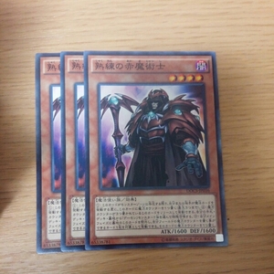 遊戯王 熟練の赤魔術士 三枚