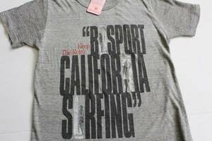 HTS28ボースポーツSカリフォルニアRETROクラシック サーフ スタイル 湘南 半袖TシャツBO SPORT