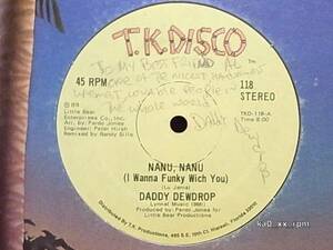 ★☆Daddy Dewdrop「Nanu, Nanu (I Wanna Funky Wich You)」☆★5点で送料無料!!!