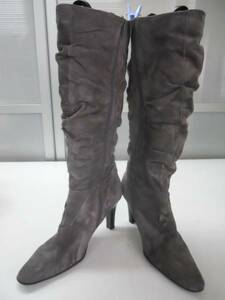 WHITE MOUNTAINV lady's long boots V24.0-24.5cm degree 