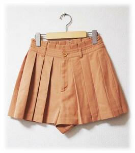 SpiralGirl Spiral Girl culotte skirt pleat orange series beige group natural casual beautiful goods 