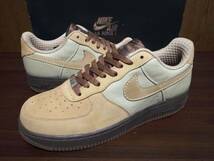 07年製 25周年限定 NIKE AIR FORCE 1 PREMIUM ナイキ エアフォース プレミアム AF1【315180-223】SAND サンド ウィート スウェード US10_画像1