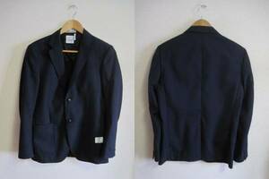 * BEDWIN.do wing tailored jacket size1 шерсть темно-синий очень красивый товар 