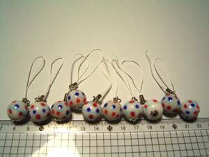 yo-yo- pattern tonbodama strap *10 pcs set 