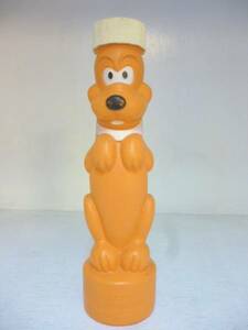 [Pluto* Pluto ] powder bottle * shampoo bottle *WDP Disney Walt Disney Productions* Vintage * retro *Vintage