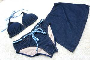 * swimsuit M* Image * pareo attaching bikini * swim wear -3 point 