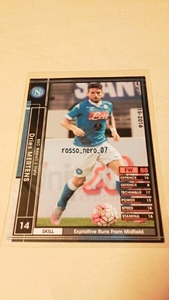 ☆WCCF2015-2016☆15-16☆224☆黒☆ドリース・メルテンス☆SSCナポリ☆Dries Mertens☆SSC Napoli☆