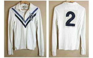 #RUGBY/RalphLauren[ rugby / Ralph Lauren ] eggshell white Rugger shirt S