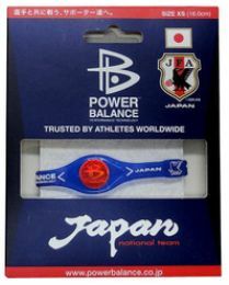 サッカー 日本代表 ＳＡＭＵＲＡＩ ＢＬＵＥ POWER BALANCE