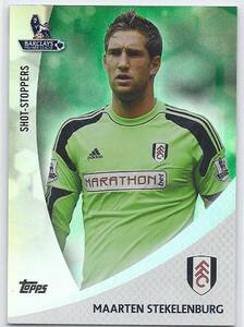 2013 Topps Premier Gold SS Maarten Stekelenburg Green /99