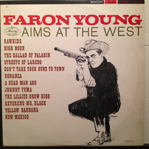 FARON YOUNG 国内LP AIMS AT THE WEST