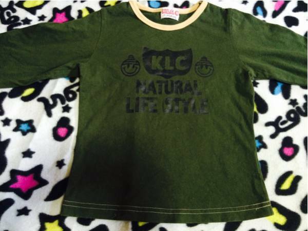 【K.L.C】バグちゃんカーキ長袖Tシャツ♪～S～