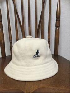 KANGOL カンゴール バミューダハット ベージュ 白 バケット 帽子