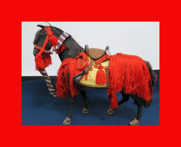 :Sofortige Entscheidung [Puppenmuseum] Schwarzes Pferd J195 Maipuppe/Kriegerpuppe 5, Jahreszeit, Jährliche Veranstaltungen, Kindertag, Mai Puppen