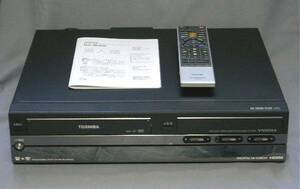 HDD+VTR+DVD built-in Hi-Vision multifunction recorder Toshiba RD-W301 original remote control etc. attaching operation verification ending all broadcast correspondence VHS tape DVD. also optimum 