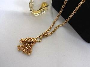 14KARAT　GOLD　PLATED☆メイドインUSA　ネックレス新品ケース付