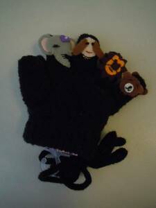 * new goods * for children gloves * black * black *3~5 -years old for *..*