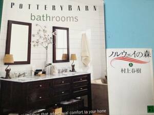  free shipping [Pottery Barn Bathrooms] English foreign book 