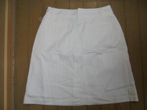 スピック＆スパン★白の上質スカート、春夏★40