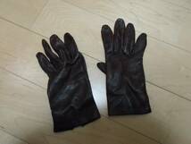 LEATHER GLOVE 革 手袋 MADE IN ITALY SERMONETA イタリア製_画像1