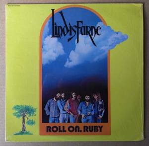 LINDISFARNE「ROLL ON.RUBY」米ORIG[初回蝶W無ELEKTRA]シュリンク美品