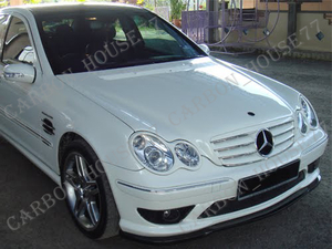 ★BENZ W203 AMG フロント リップ スポイラー FRP製★各社メーカ純正色塗装込★2000-2007☆.