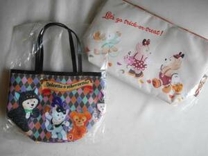 [ new goods unopened ] Disney Halloween 2015 Duffy Hsu red Alain chi case lunch bag Shellie May jelato-ni Hsu red a!