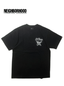  new goods Neighborhood NEIGHBORHOOD PIRATE Skull T-shirt black black S postage 250 jpy 
