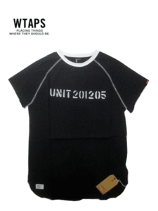 新品 WTAPS ダブルタップス ラグラン 半袖Tシャツ ブラック 黒 S 送料250円