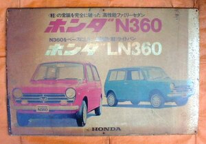 ** бесплатная доставка * Honda *N360/LN360/NⅢ/Nkoro[ витрина для табличка ]**