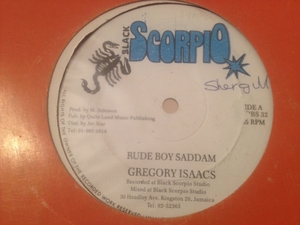 ★Gregory Isaacs/Rude Boy Saddam★KILLER DIGITAL！